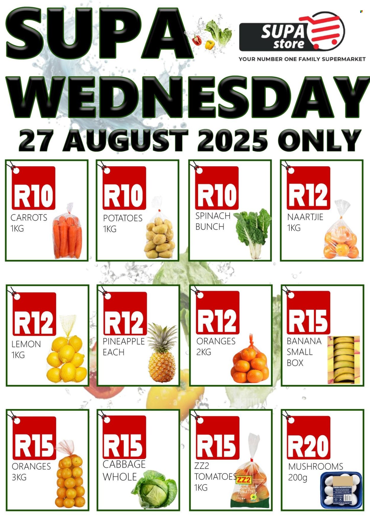 Supa Store specials - 27/08/2025 - 27/08/2025. Page 1