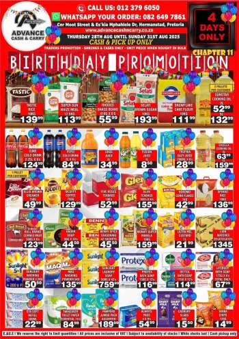Advance Cash & Carry catalogue  - 28/08/2025 - 31/08/2025.