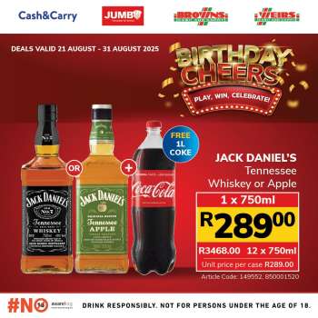 Jumbo Cash & Carry catalogue  - 21/08/2025 - 31/08/2025.