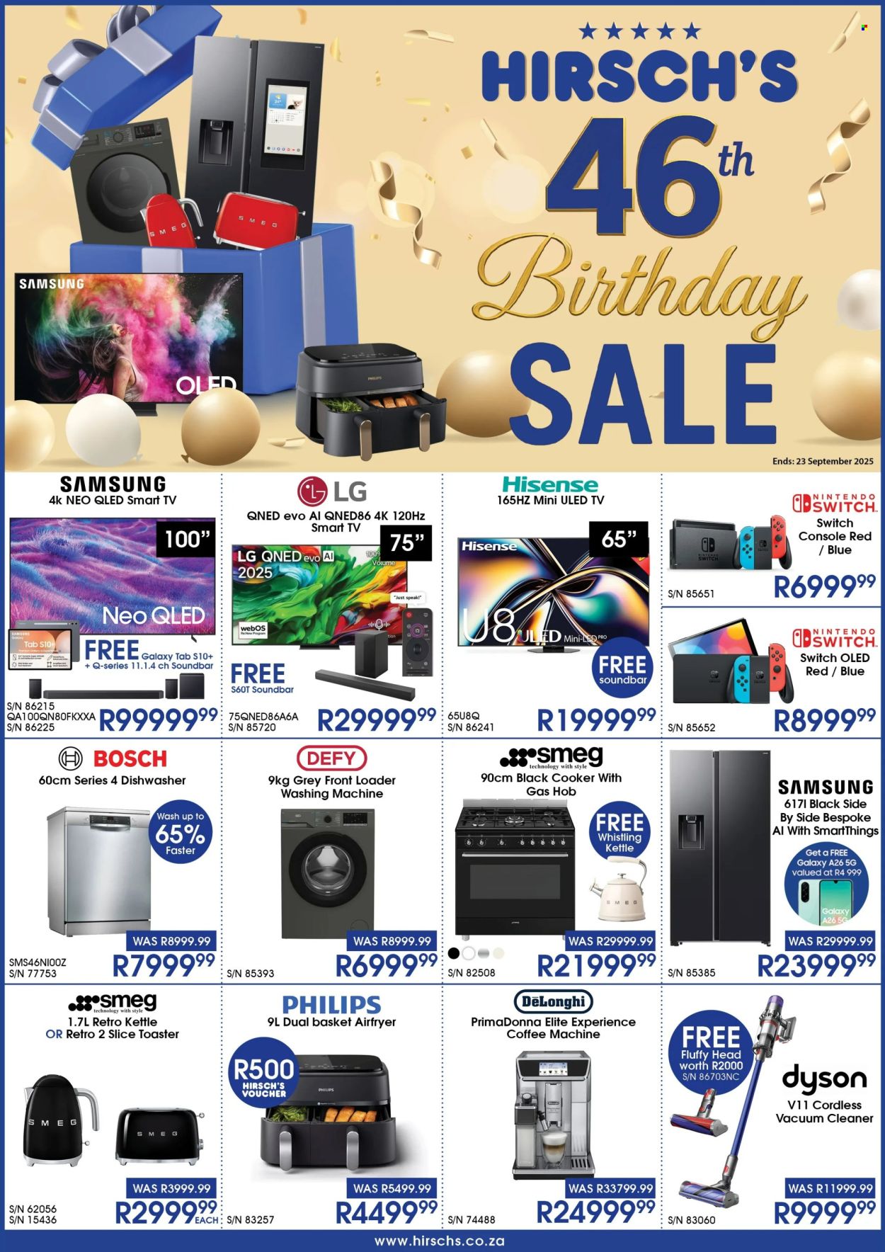 Hirsch's specials - 29/08/2025 - 23/09/2025. Page 1