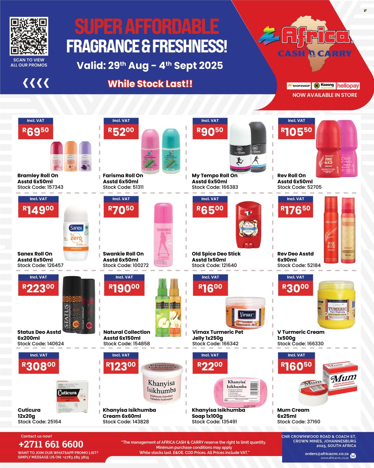 Africa Cash & Carry specials - 29/08/2025 - 04/09/2025. Page 1