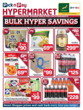 Pick n Pay Hypermarket catalogue  - 30/08/2025 - 31/08/2025.