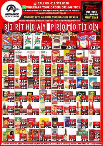 Advance Cash & Carry catalogue  - 28/08/2025 - 03/09/2025.