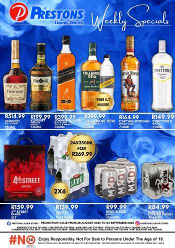 Prestons Liquor Stores catalogue  - 28/08/2025 - 03/09/2025.