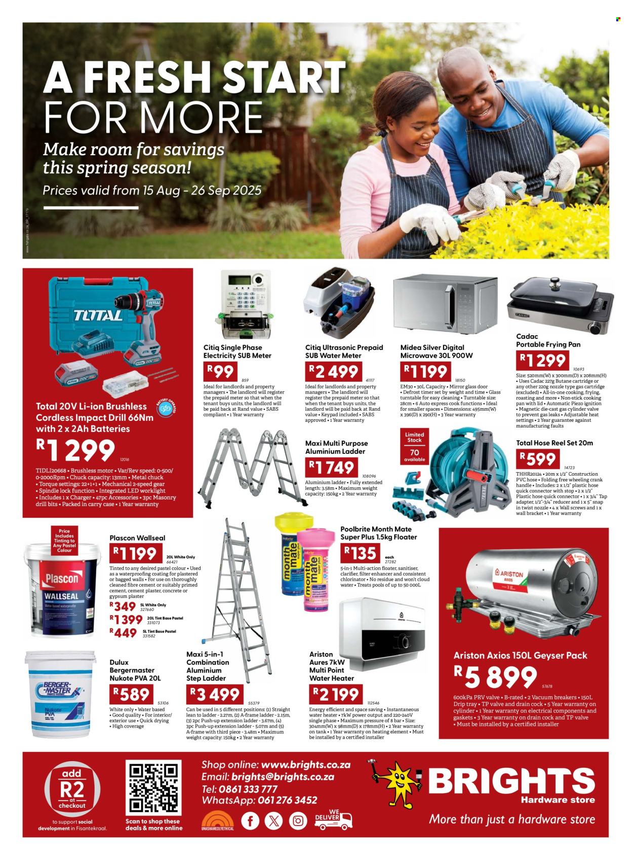 Brights Hardware specials - 15/08/2025 - 26/08/2025. Page 1
