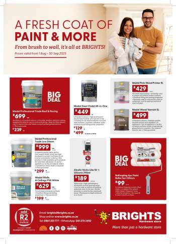 Brights Hardware catalogue  - 01/08/2025 - 30/09/2025.