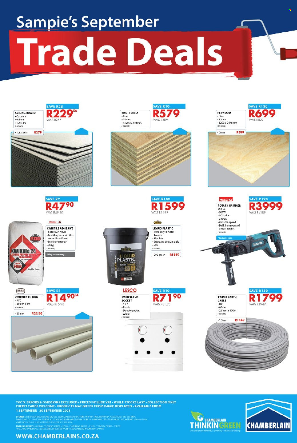 Chamberlain specials - 01/09/2025 - 30/09/2025. Page 2