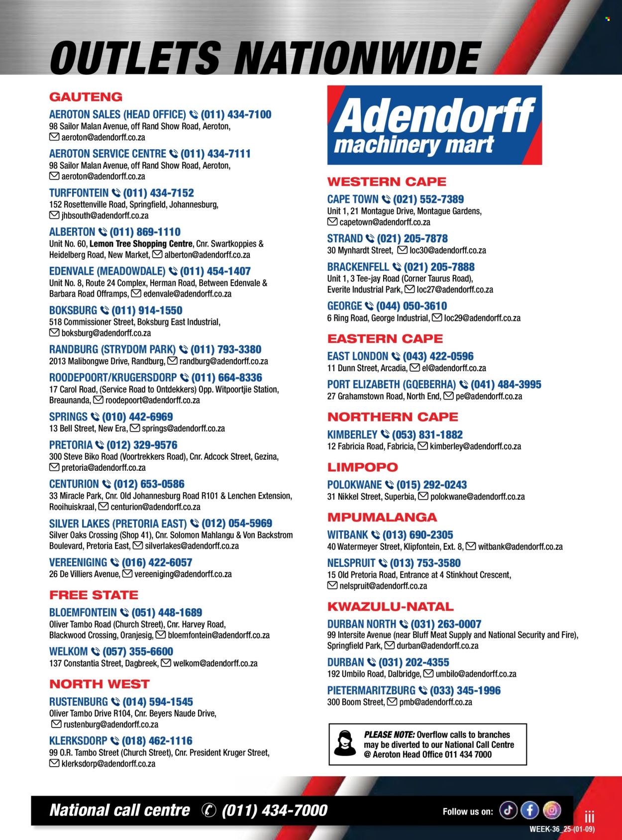 Adendorff Machinery Mart specials - 01/09/2025 - 30/09/2025. Page 3