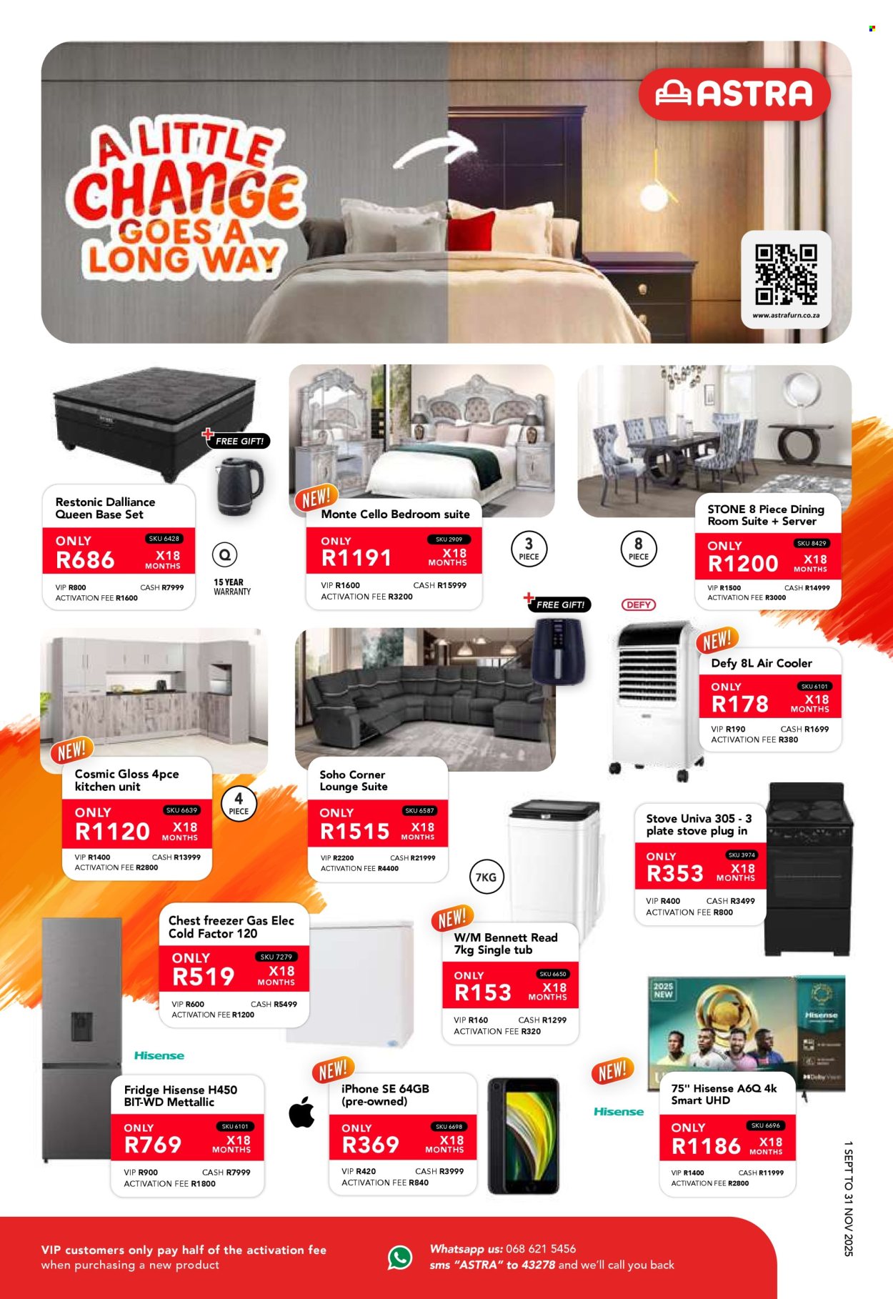 Astra Furnishers specials - 01/09/2025 - 30/11/2025. Page 1