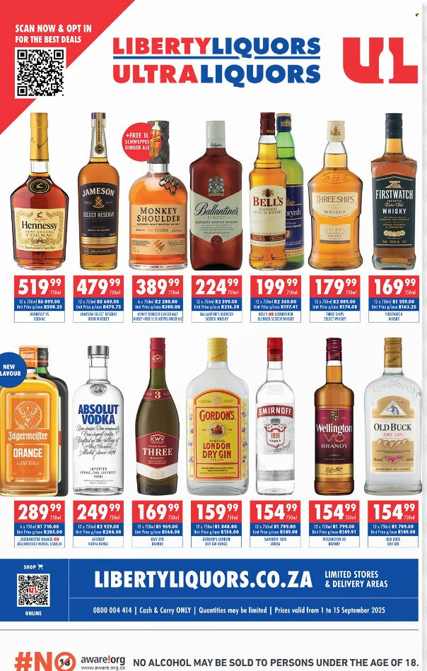 Liberty Liquors specials - 01/09/2025 - 15/09/2025. Page 1