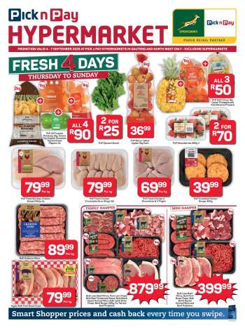 Pick n Pay Hypermarket catalogue  - 04/09/2025 - 07/09/2025.