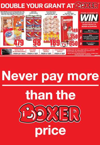 Boxer catalogue  - 01/09/2025 - 07/09/2025.