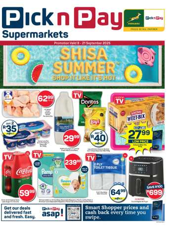 Pick n Pay Supermarket catalogue  - 08/09/2025 - 21/09/2025.