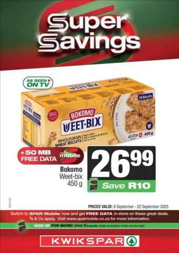 SPAR catalogue  - 08/09/2025 - 22/09/2025.