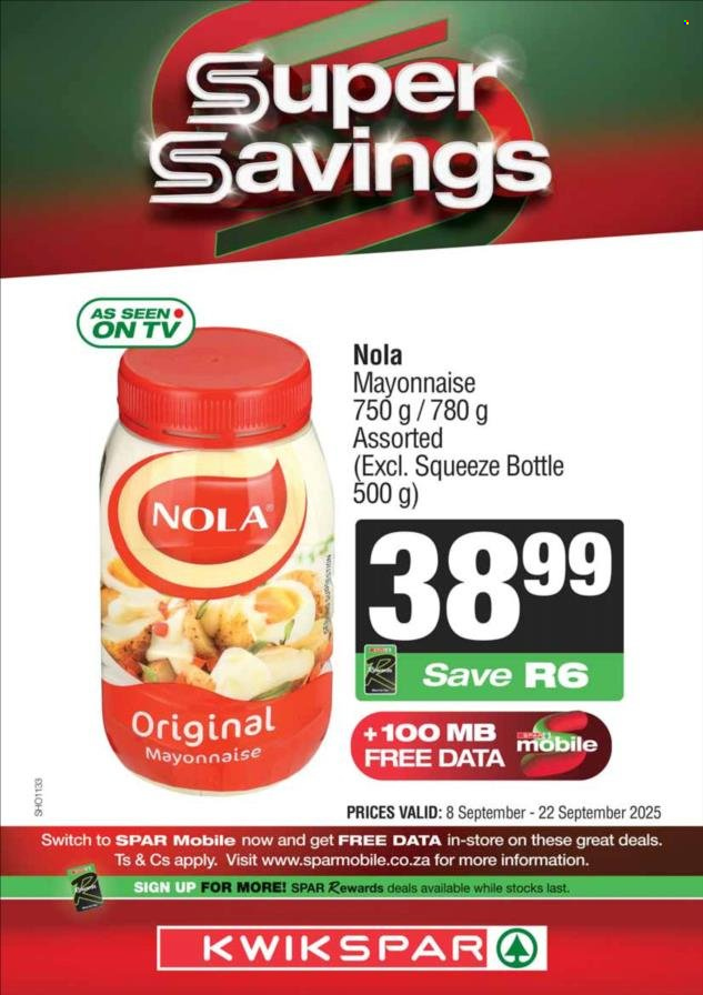 SPAR specials - 08/09/2025 - 22/09/2025. Page 2