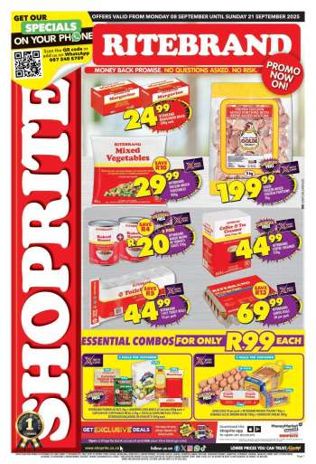 Shoprite catalogue  - 08/09/2025 - 21/09/2025.
