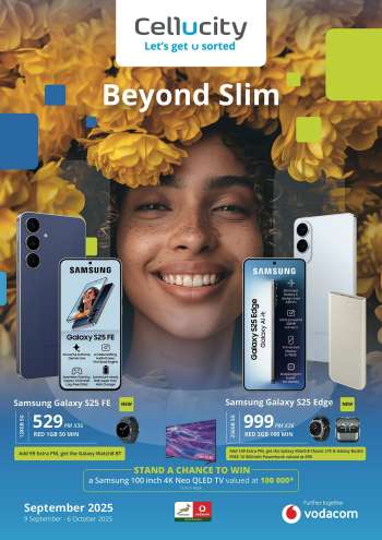 Cellucity catalogue  - 09/09/2025 - 06/10/2025.