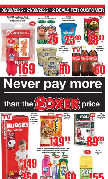Boxer catalogue  - 08/09/2025 - 21/09/2025.