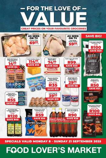 Food Lover's Market catalogue  - 08/09/2025 - 21/09/2025.