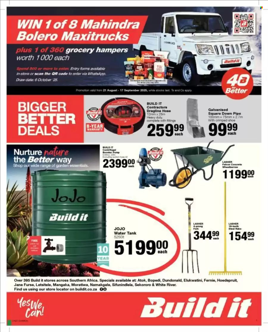 Build It specials - 21/08/2025 - 17/10/2025. Page 1