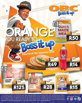 OBC catalogue  - 11/09/2025 - 15/09/2025.