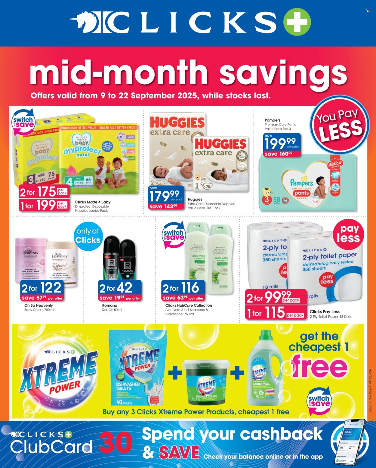 Clicks specials - 09/09/2025 - 22/09/2025. Page 1