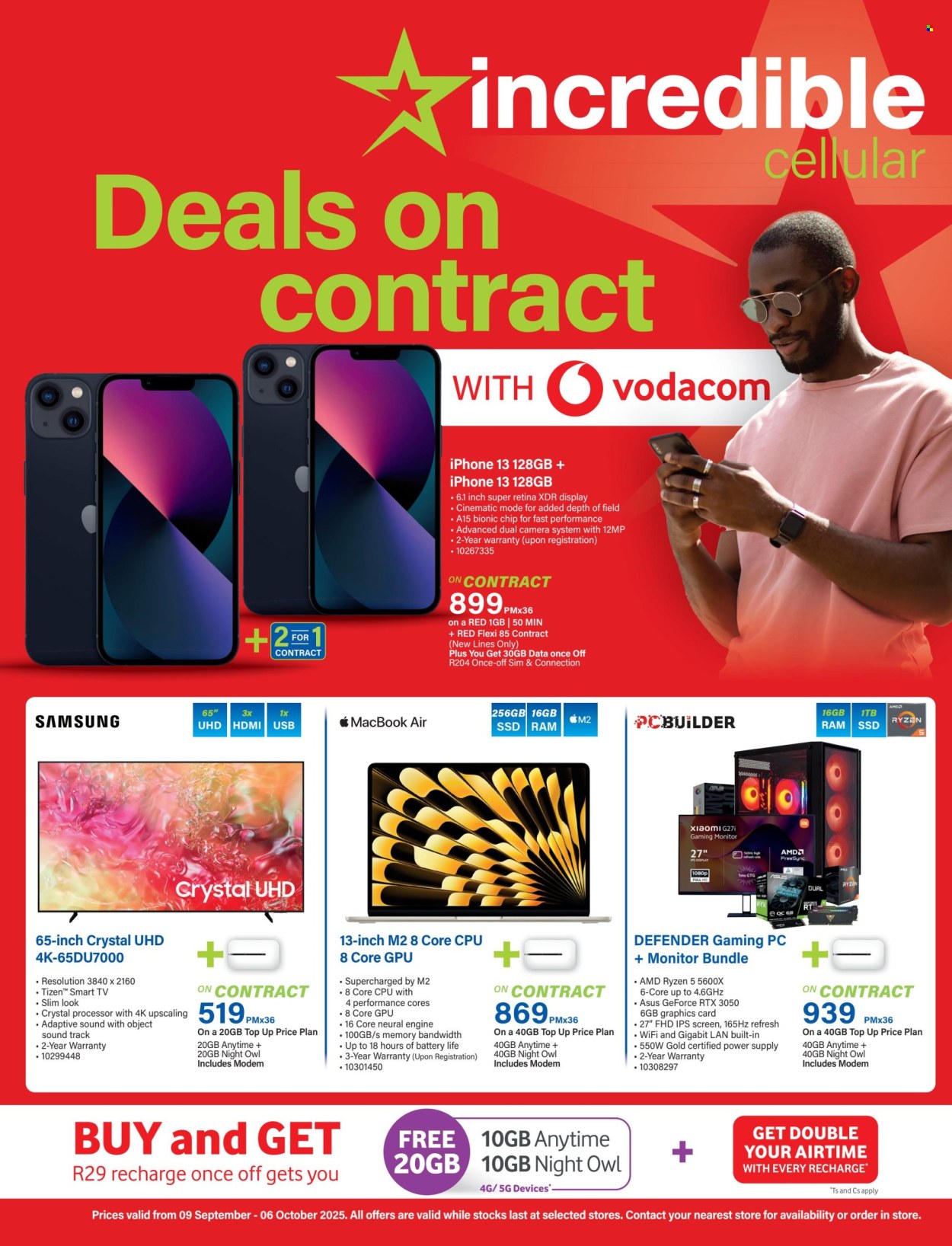 Incredible Connection specials - 09/09/2025 - 06/10/2025. Page 1