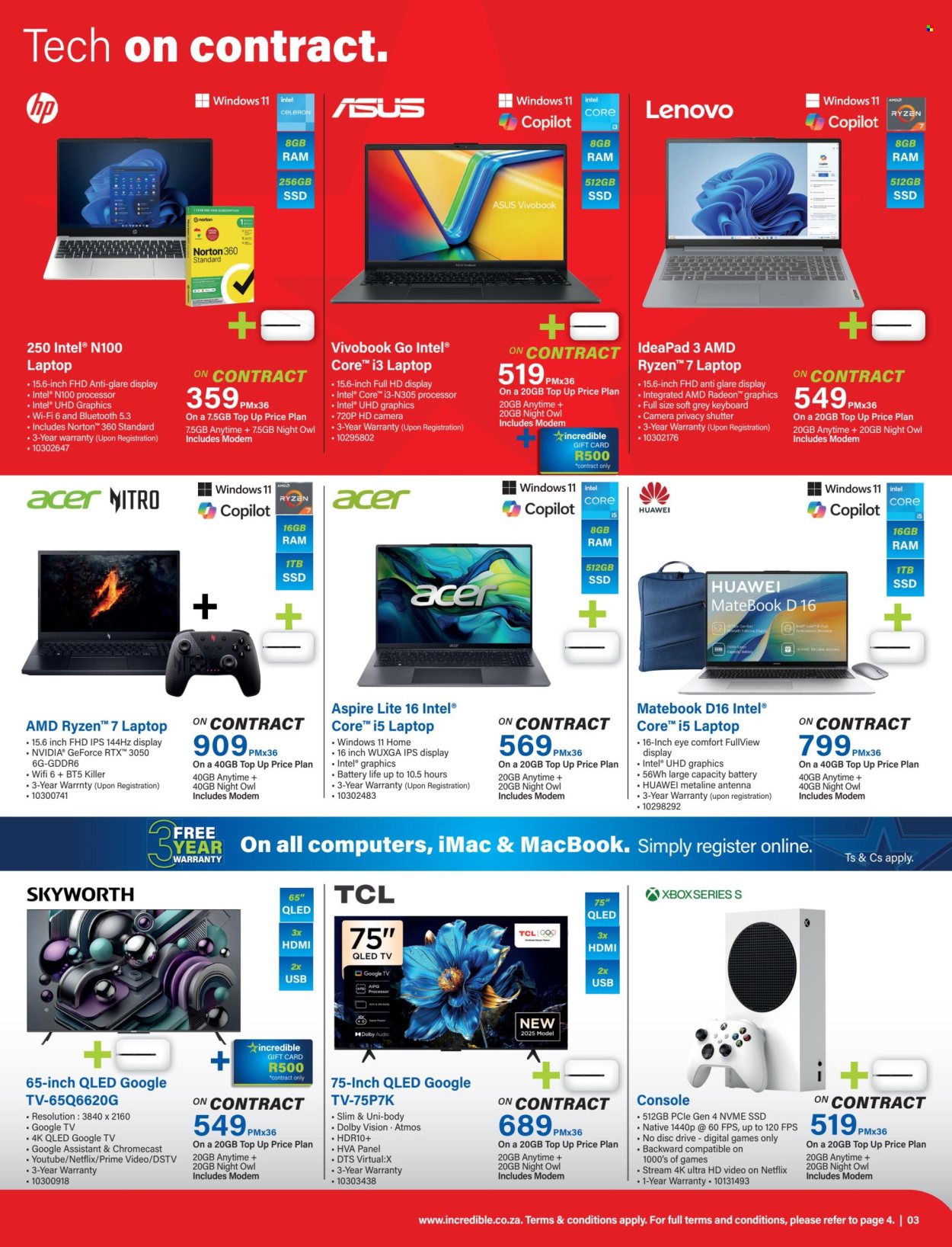 Incredible Connection specials - 09/09/2025 - 06/10/2025. Page 3