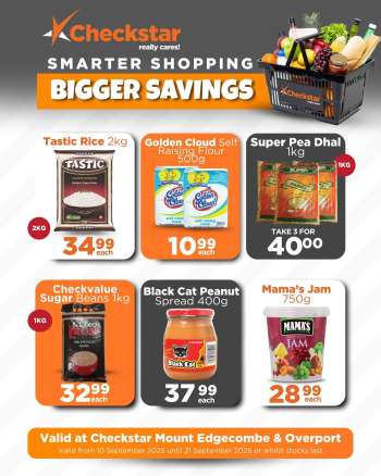 Checkstar catalogue  - 10/09/2025 - 21/09/2025.