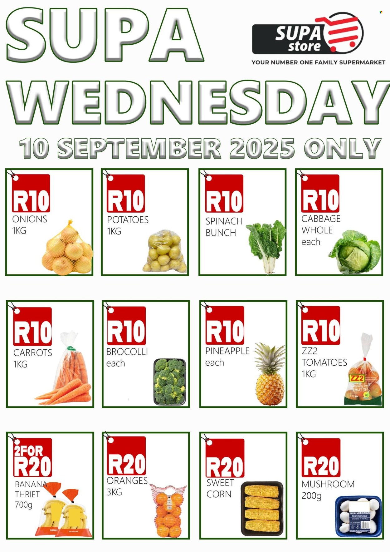 Supa Store specials - 10/09/2025 - 10/09/2025. Page 1
