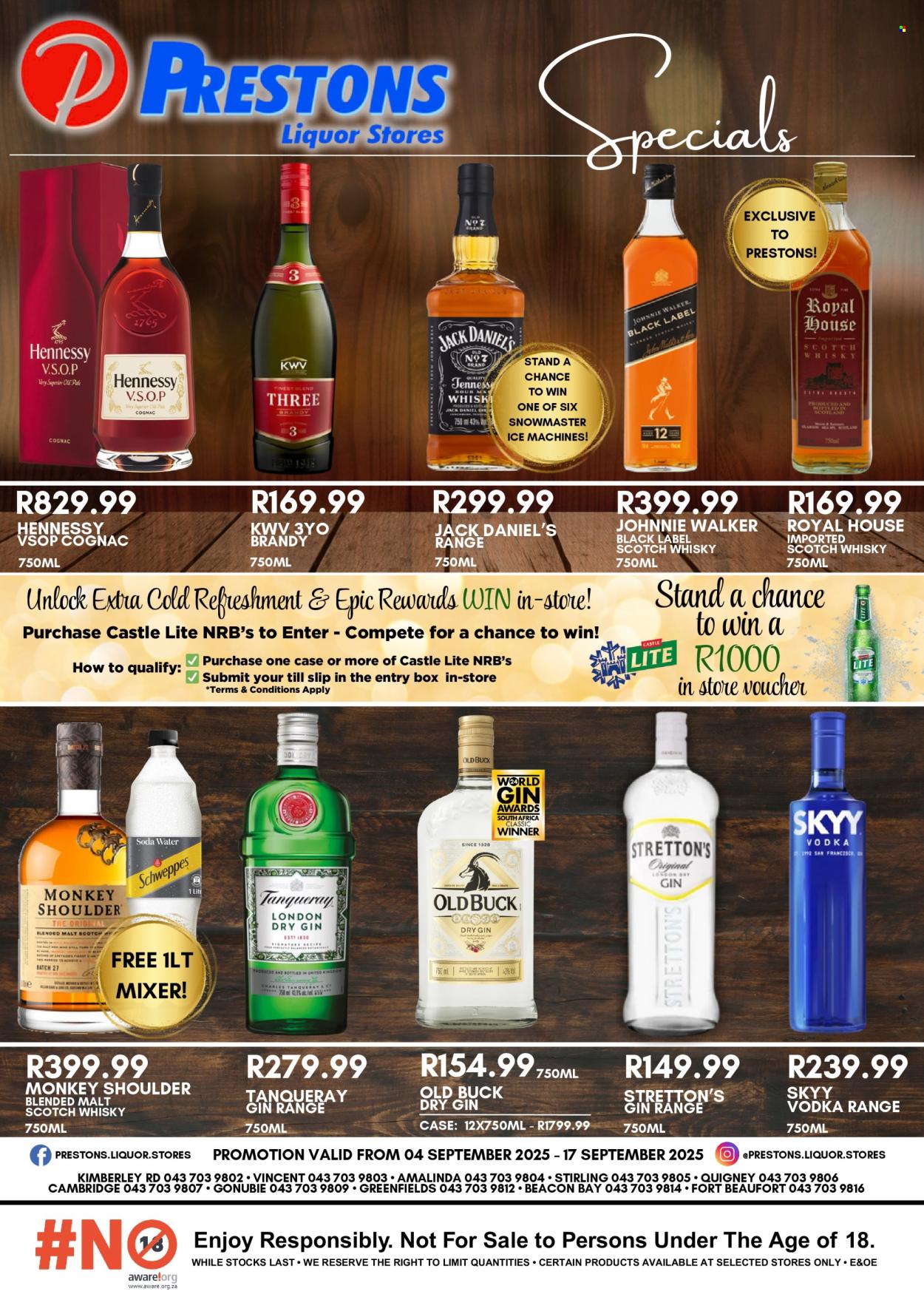 Prestons Liquor Stores specials - 04/09/2025 - 17/09/2025. Page 1