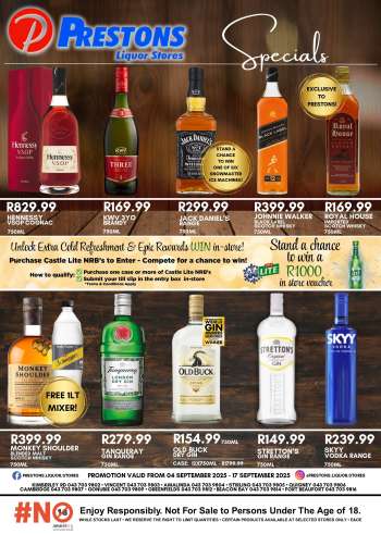 Prestons Liquor Stores catalogue  - 04/09/2025 - 17/09/2025.