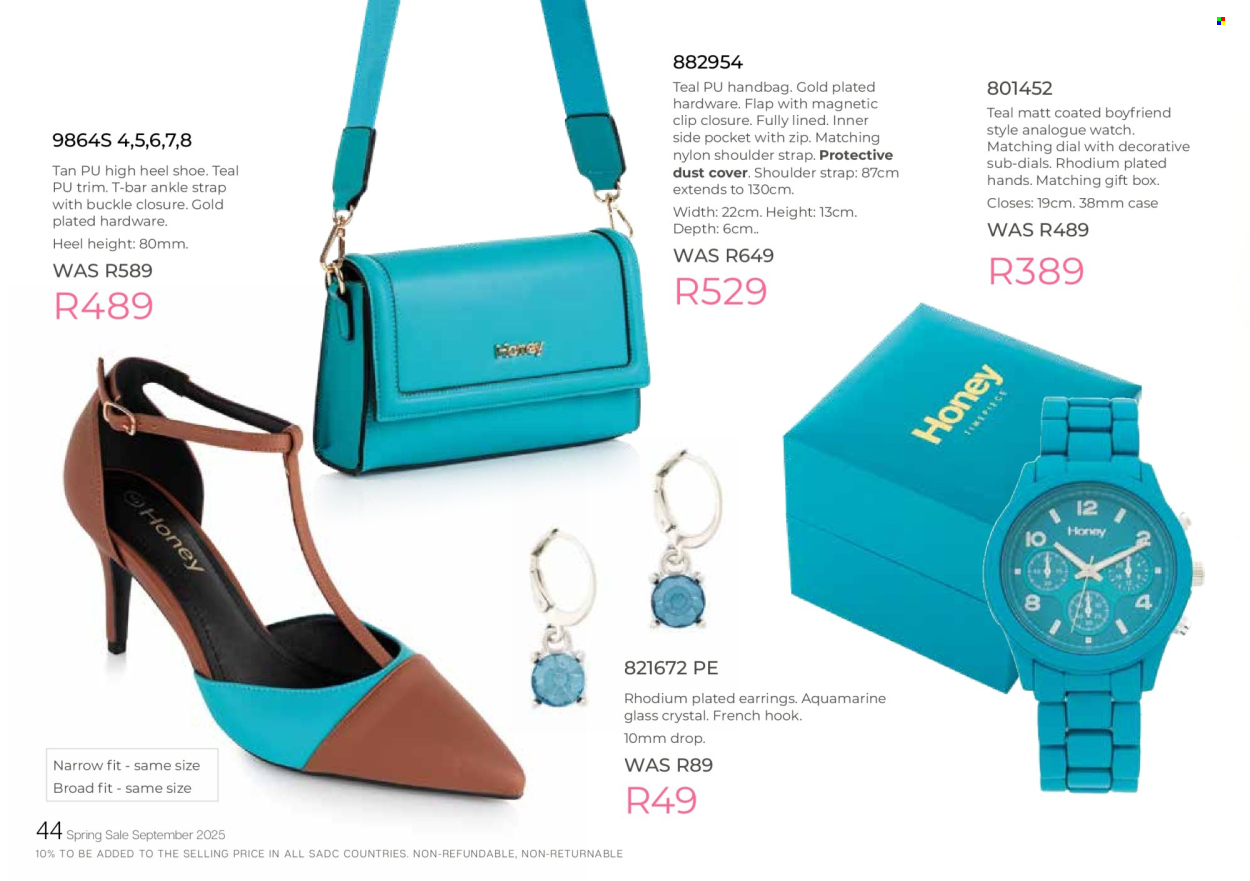 Honey specials. Page 46