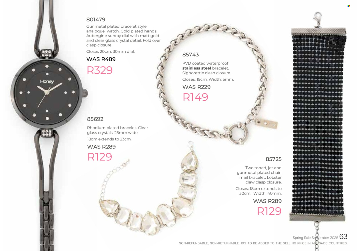 Honey specials. Page 65