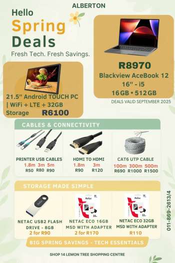 Matrix Warehouse catalogue  - 10/09/2025 - 30/09/2025.