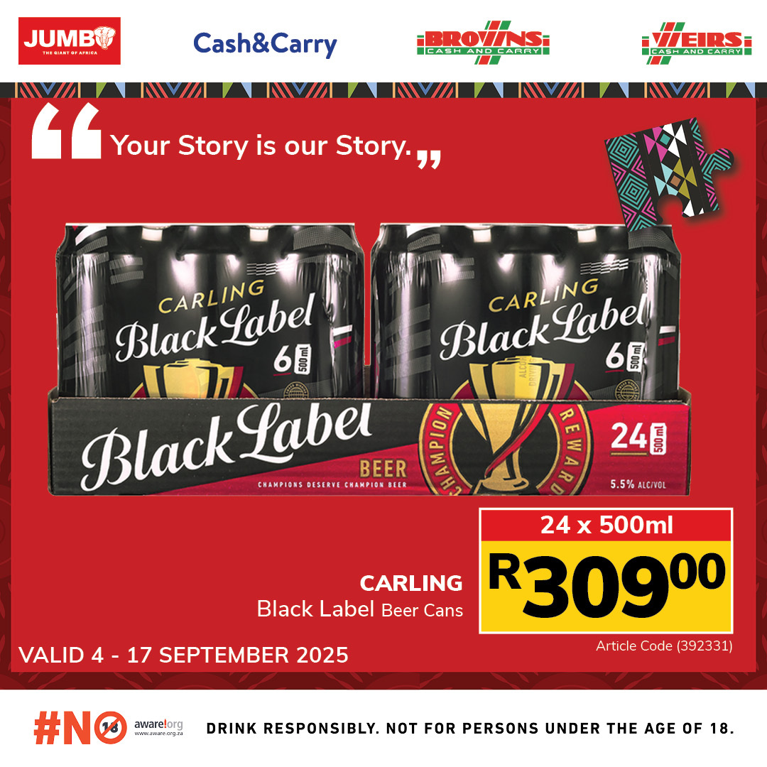 Jumbo Cash & Carry specials - 04/09/2025 - 17/09/2025. Page 15
