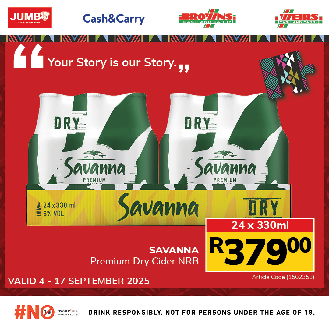 Jumbo Cash & Carry specials - 04/09/2025 - 17/09/2025. Page 17