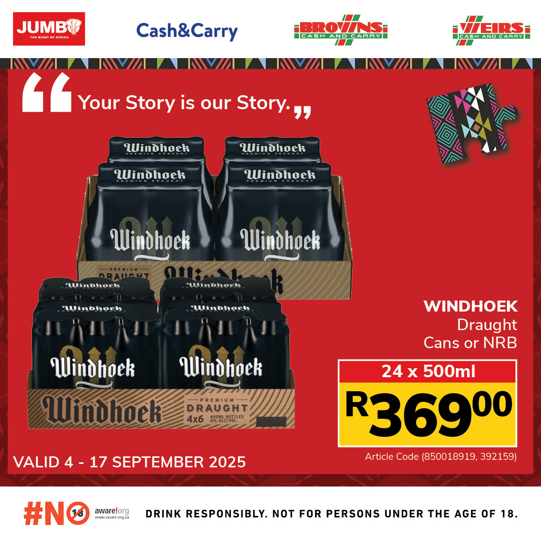 Jumbo Cash & Carry specials - 04/09/2025 - 17/09/2025. Page 18