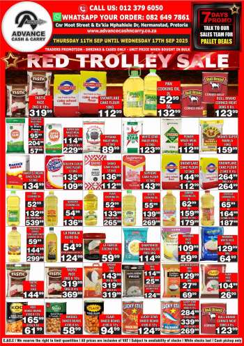 Advance Cash & Carry catalogue  - 11/09/2025 - 17/09/2025.