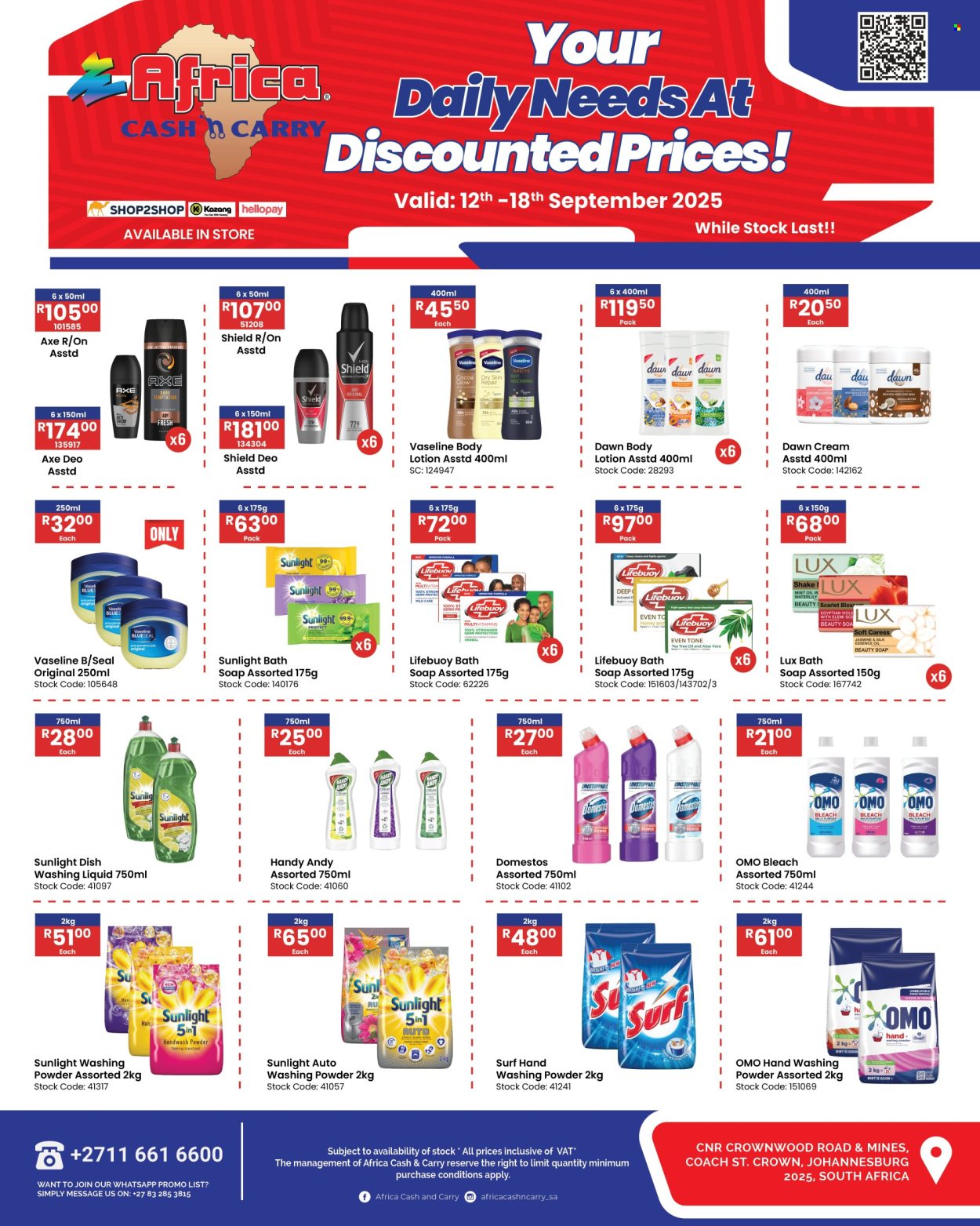 Africa Cash & Carry specials - 12/09/2025 - 18/09/2025. Page 1