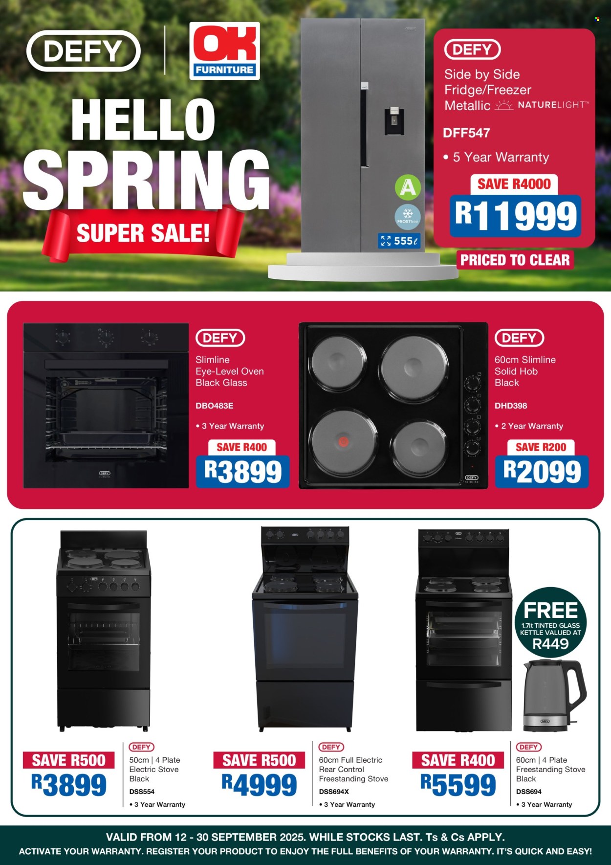 OK Furniture specials - 12/09/2025 - 30/09/2025. Page 1