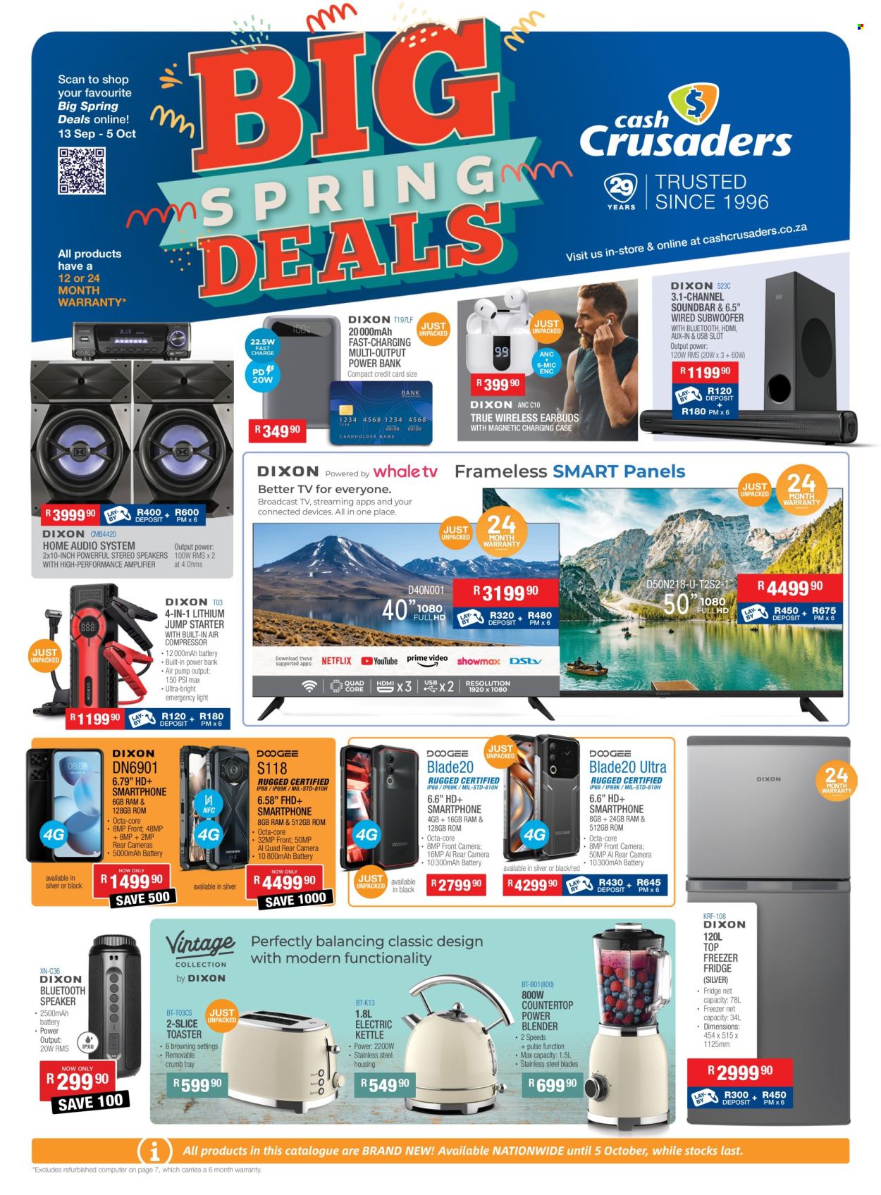 Cash Crusaders specials - 13/09/2025 - 05/10/2025. Page 1