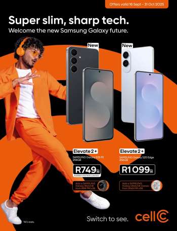 Cell C catalogue  - 16/09/2025 - 31/10/2025.