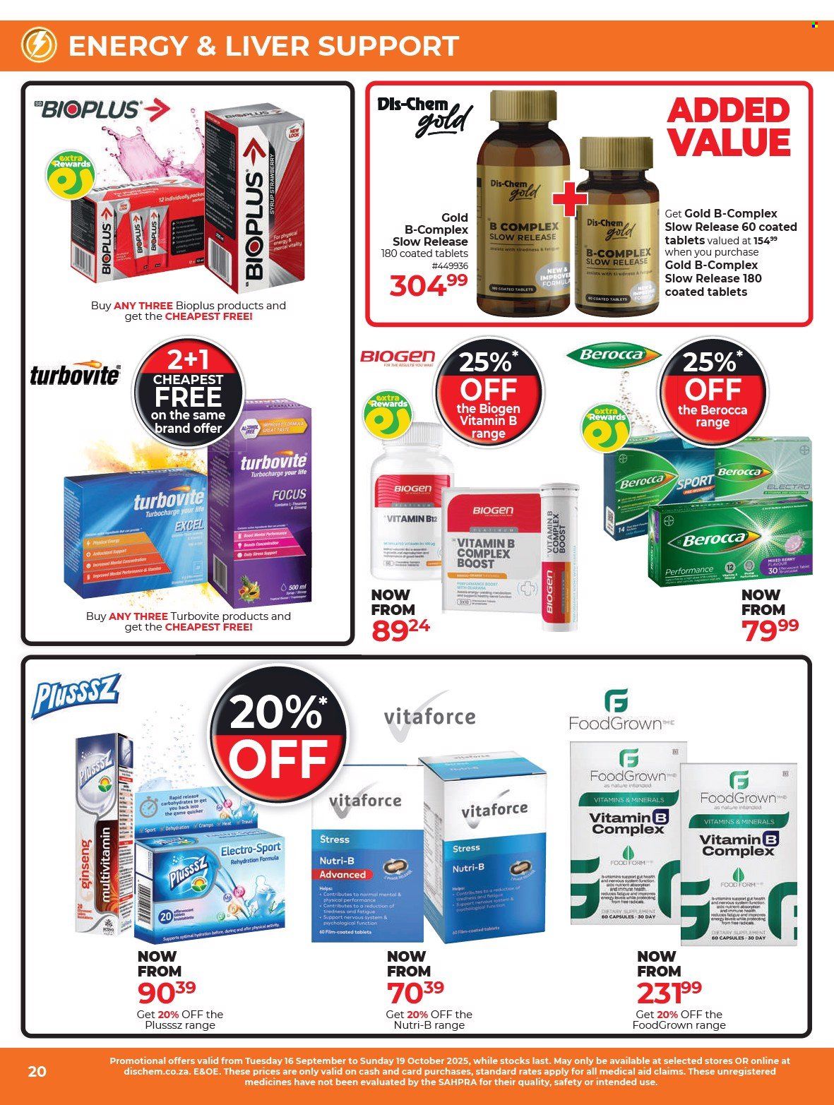 Dis-Chem specials - 16/09/2025 - 19/10/2025. Page 20
