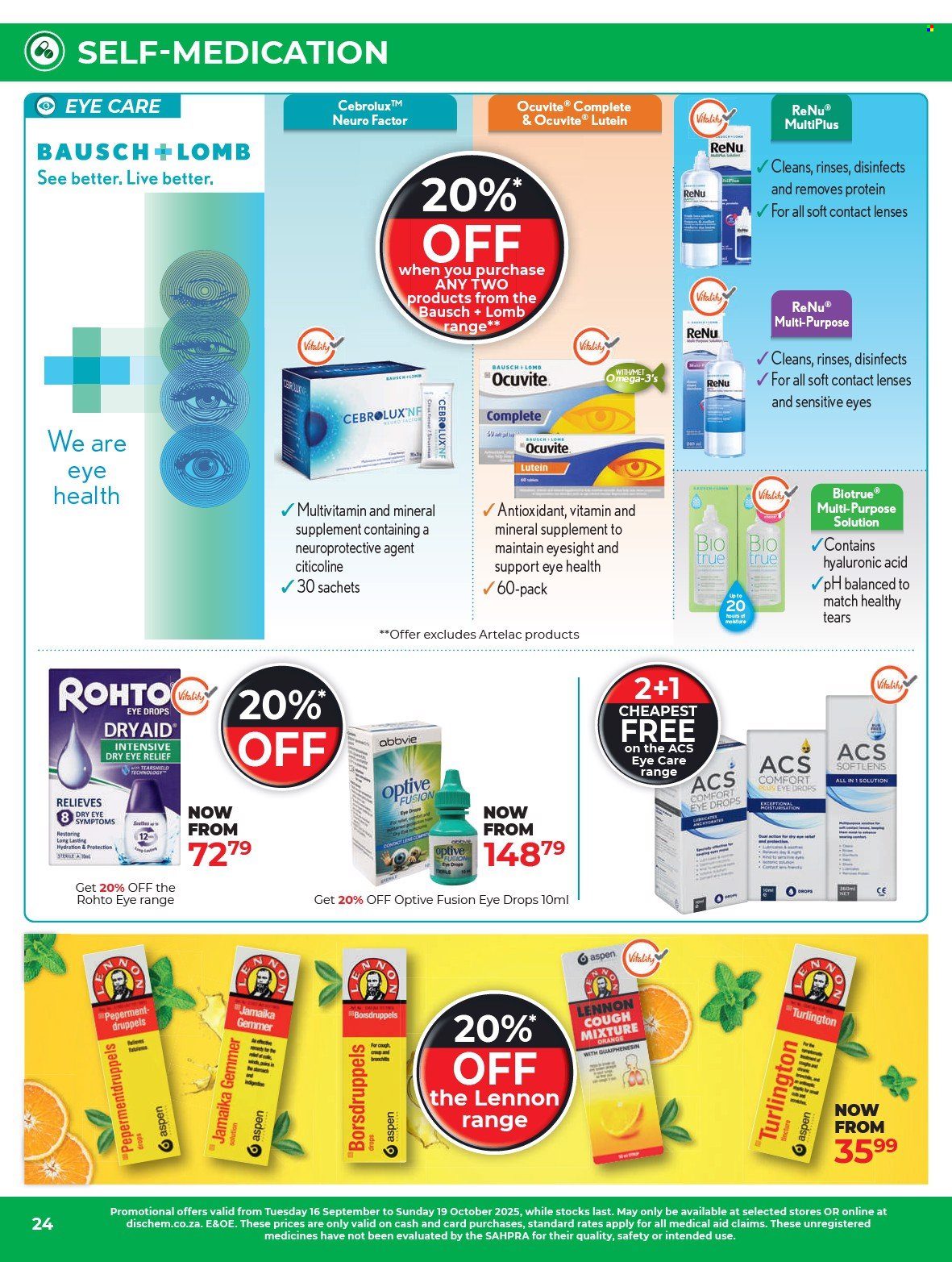 Dis-Chem specials - 16/09/2025 - 19/10/2025. Page 24