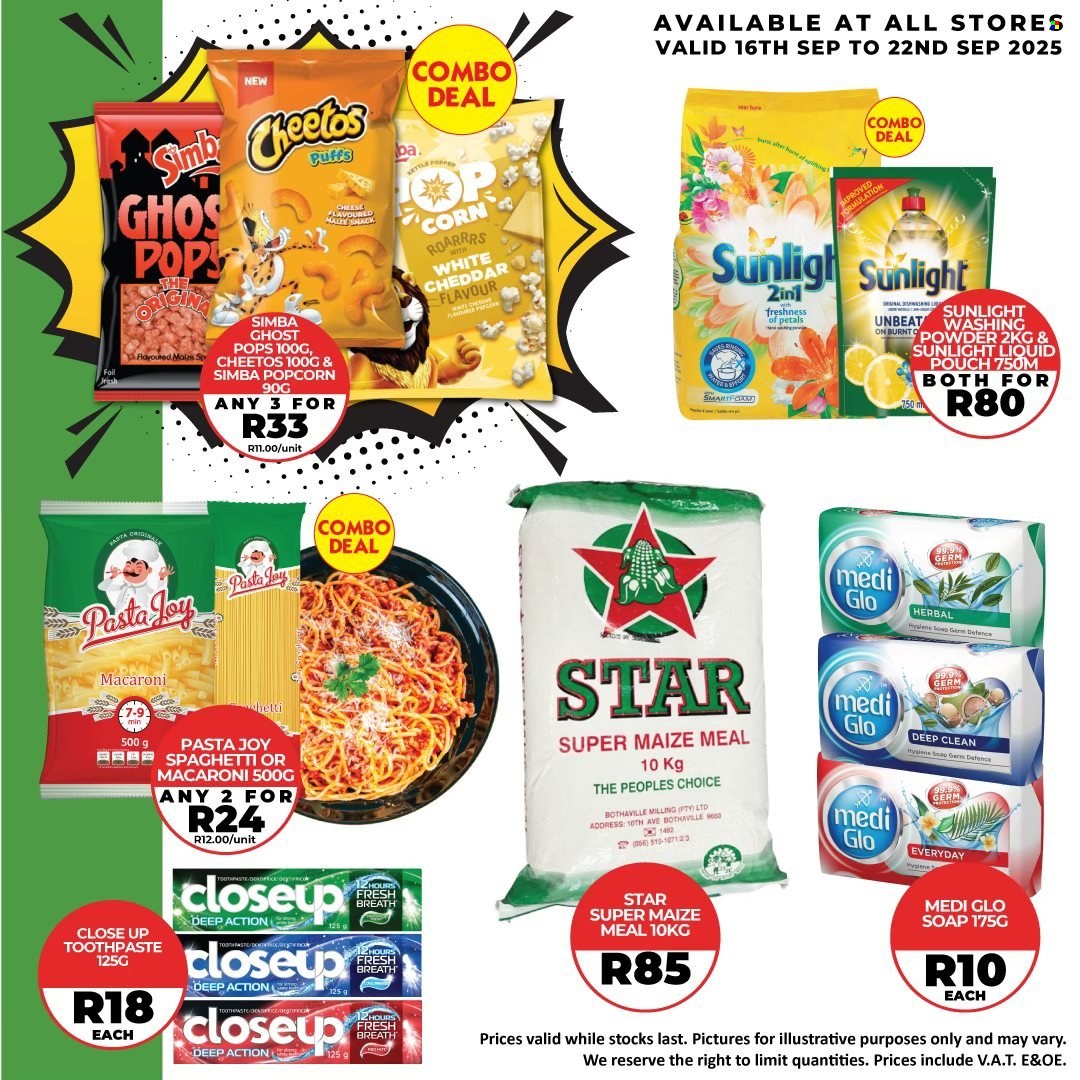 1UP Cash & Carry specials - 16/09/2025 - 22/09/2025. Page 1
