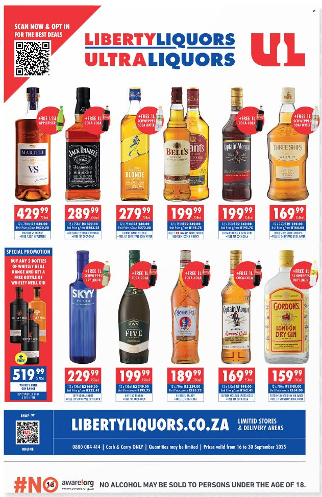 Liberty Liquors specials - 16/09/2025 - 30/09/2025. Page 1