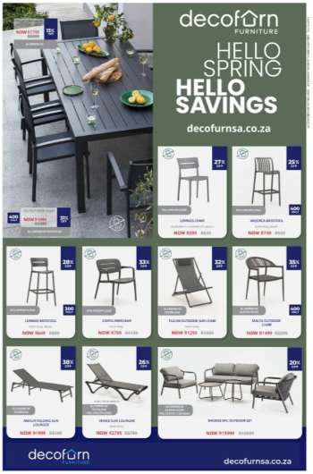 Decofurn Furniture catalogue .