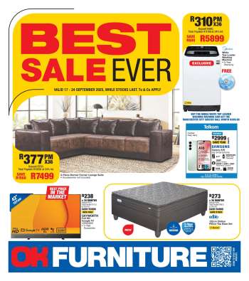 OK Furniture catalogue  - 17/09/2025 - 24/09/2025.