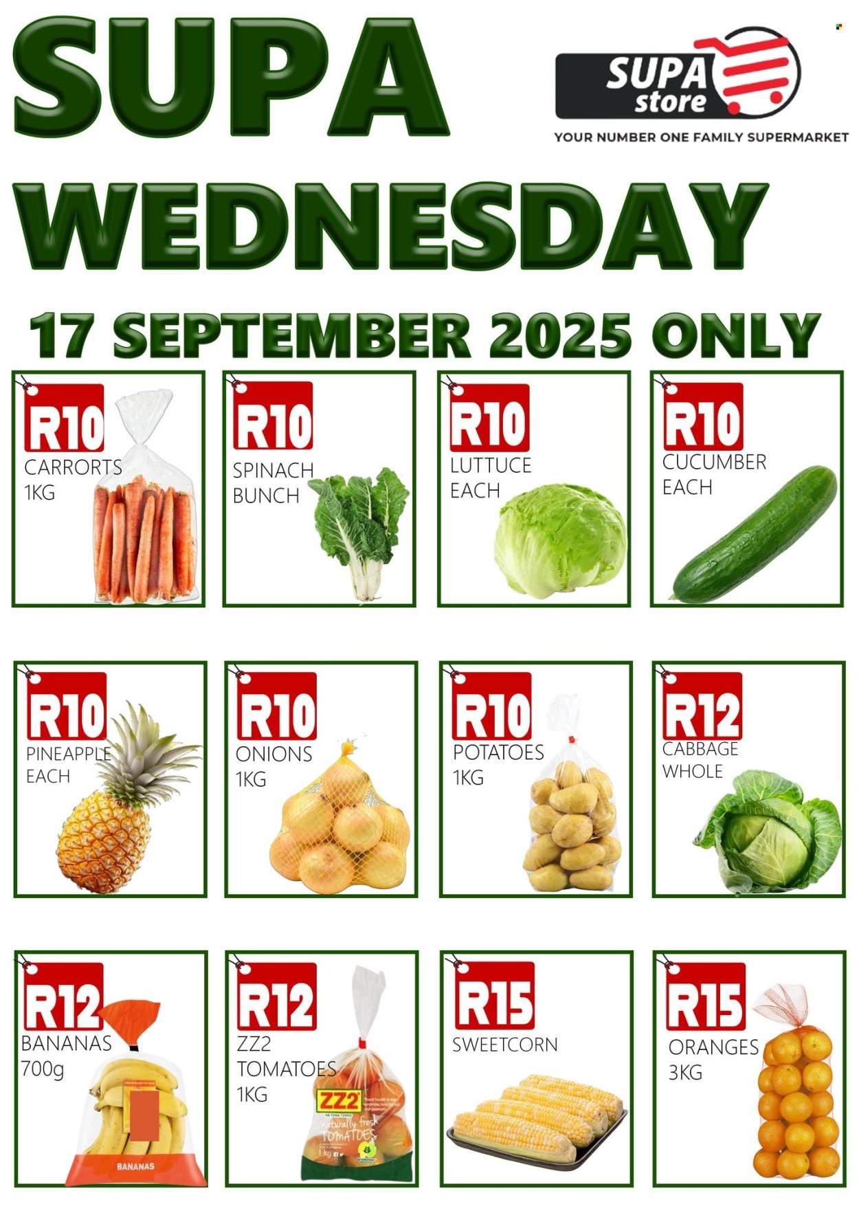 Supa Store specials - 17/09/2025 - 17/09/2025. Page 1